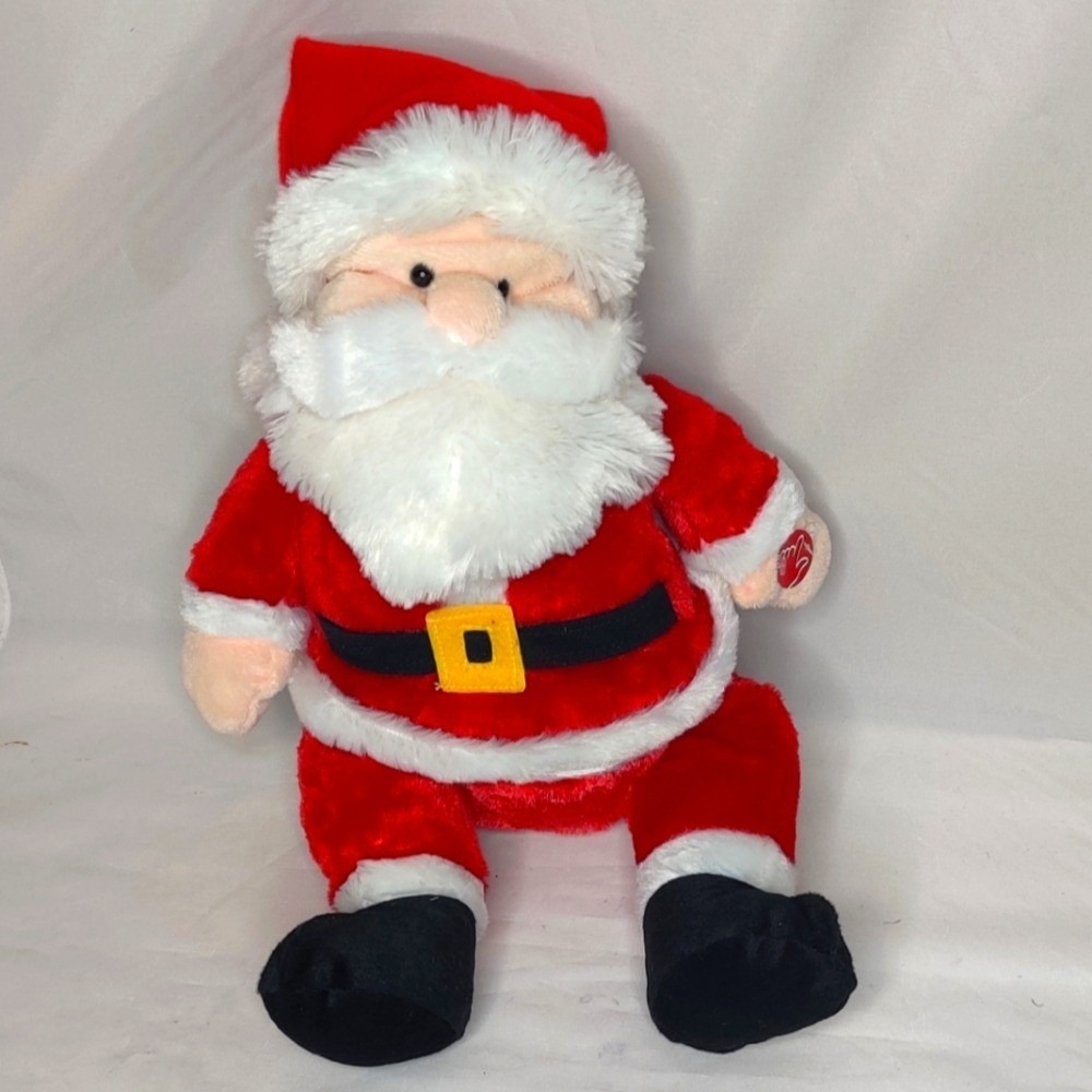 Dan Dee Animated Singing‎ Plush Santa Claus Collector Christmas Doll Toy